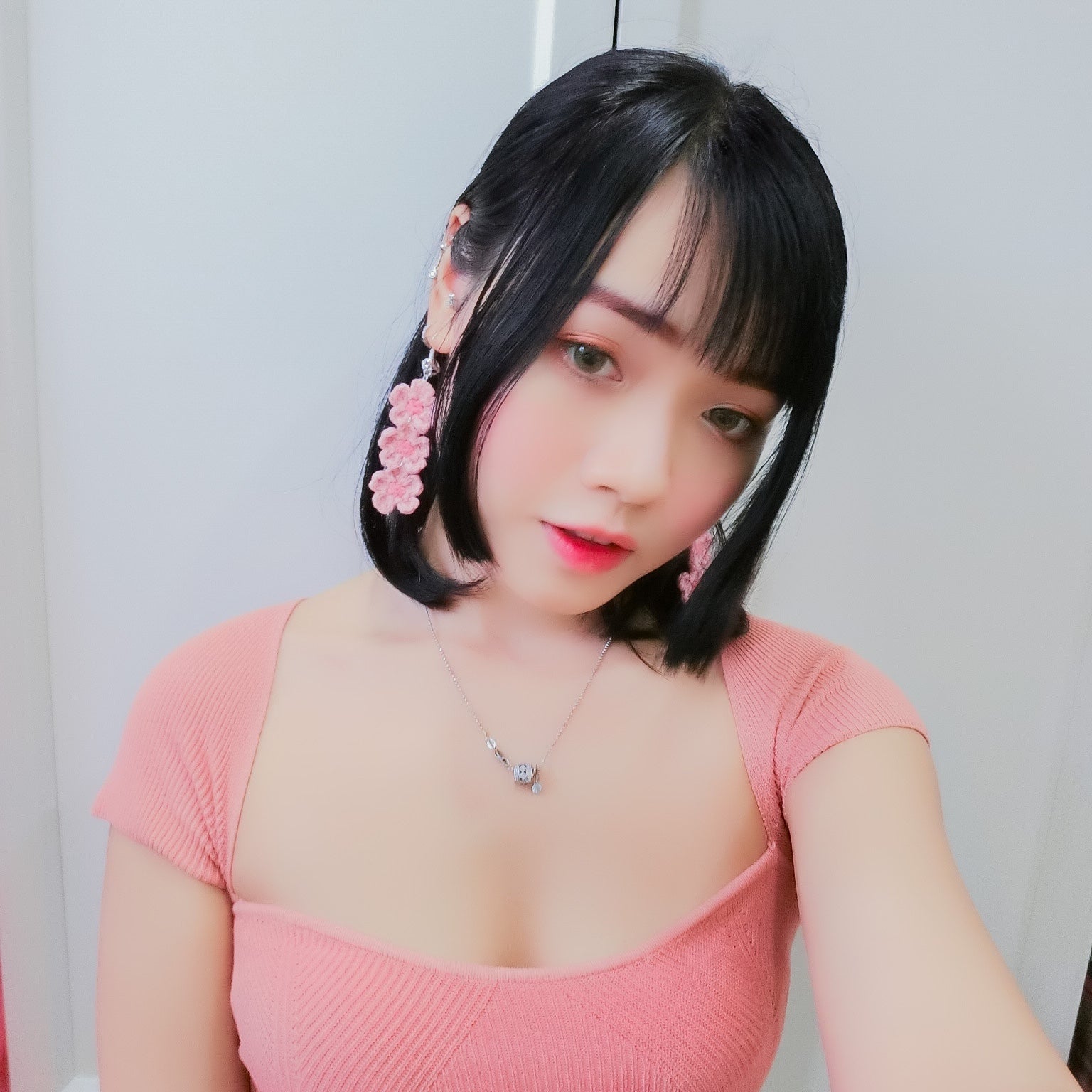 Sakura Earring - Blush