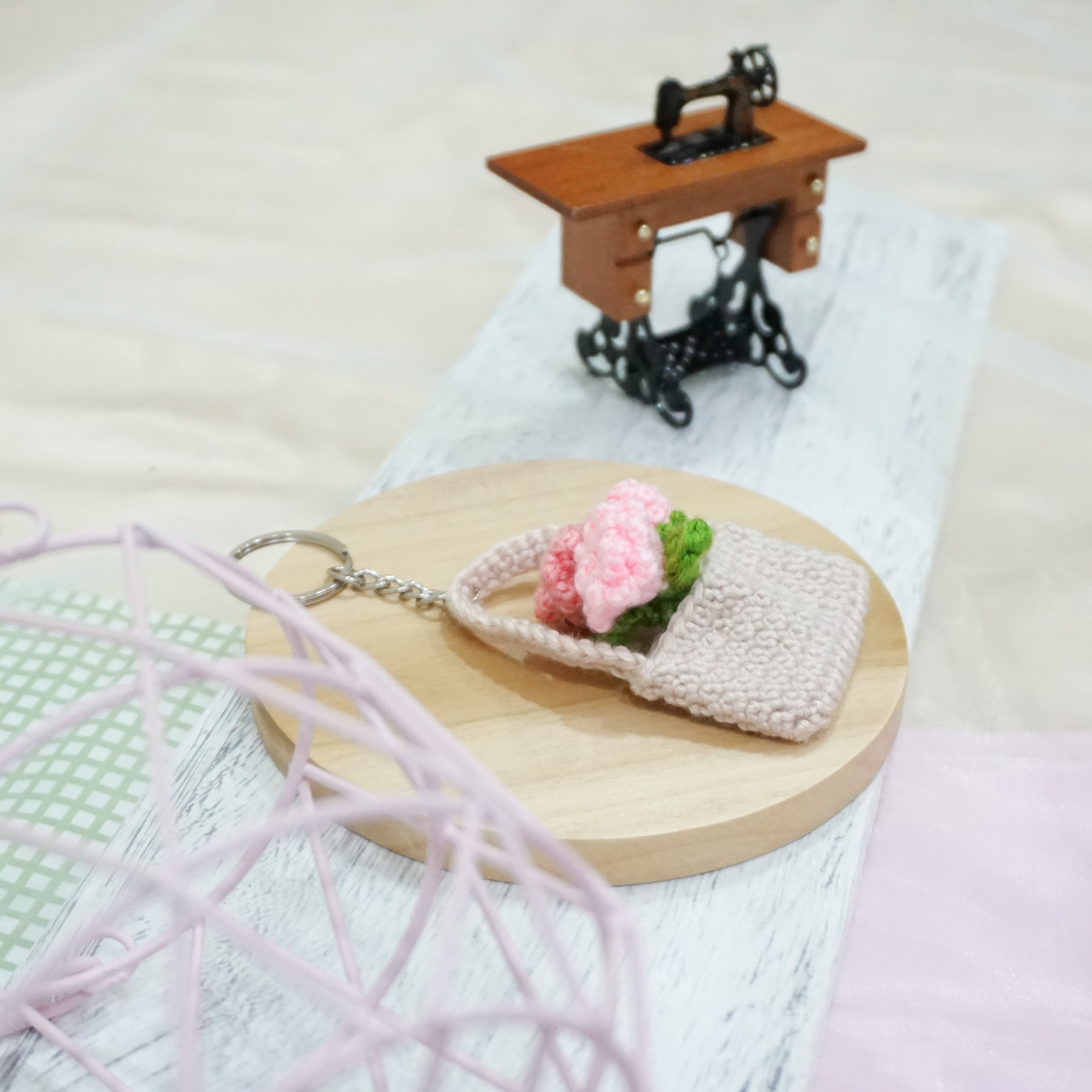 Bag of Carnations Charm