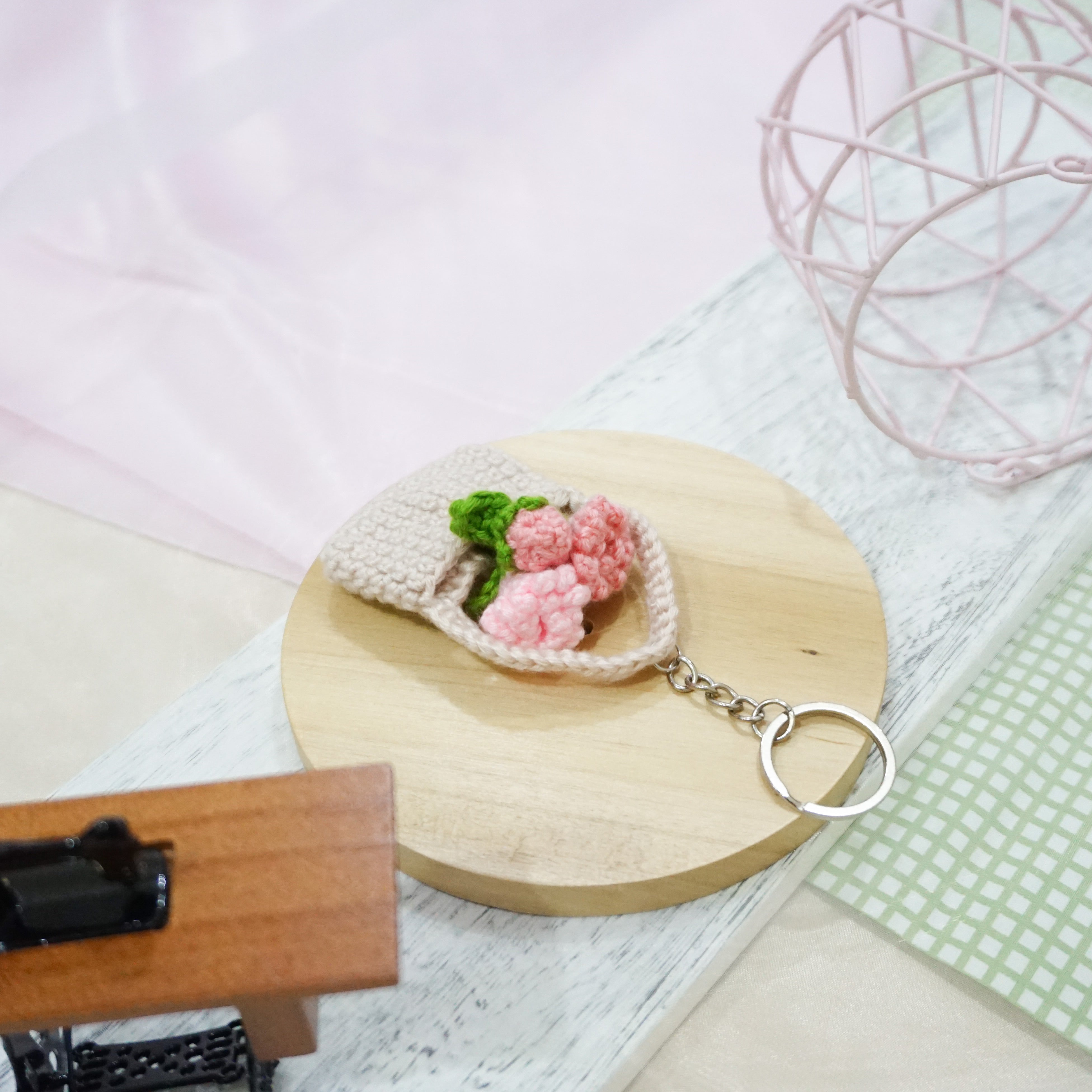 Bag of Carnations Charm