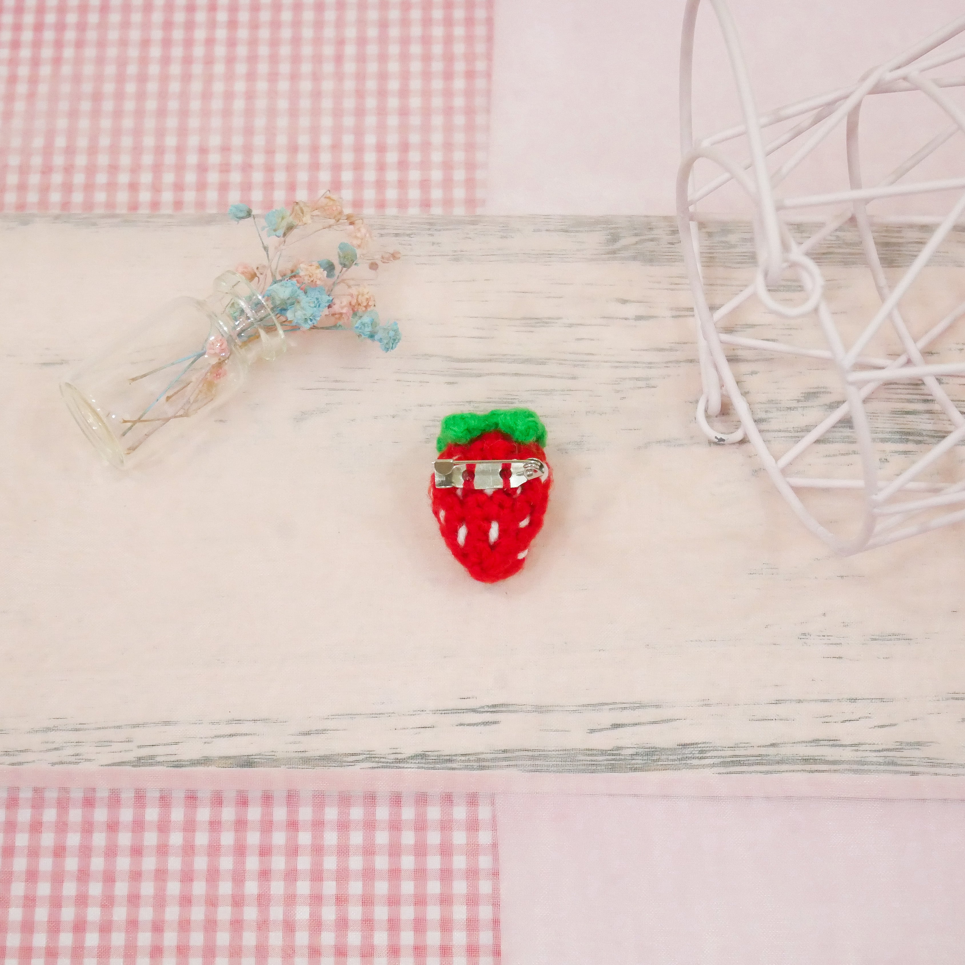 Strawberry Brooch