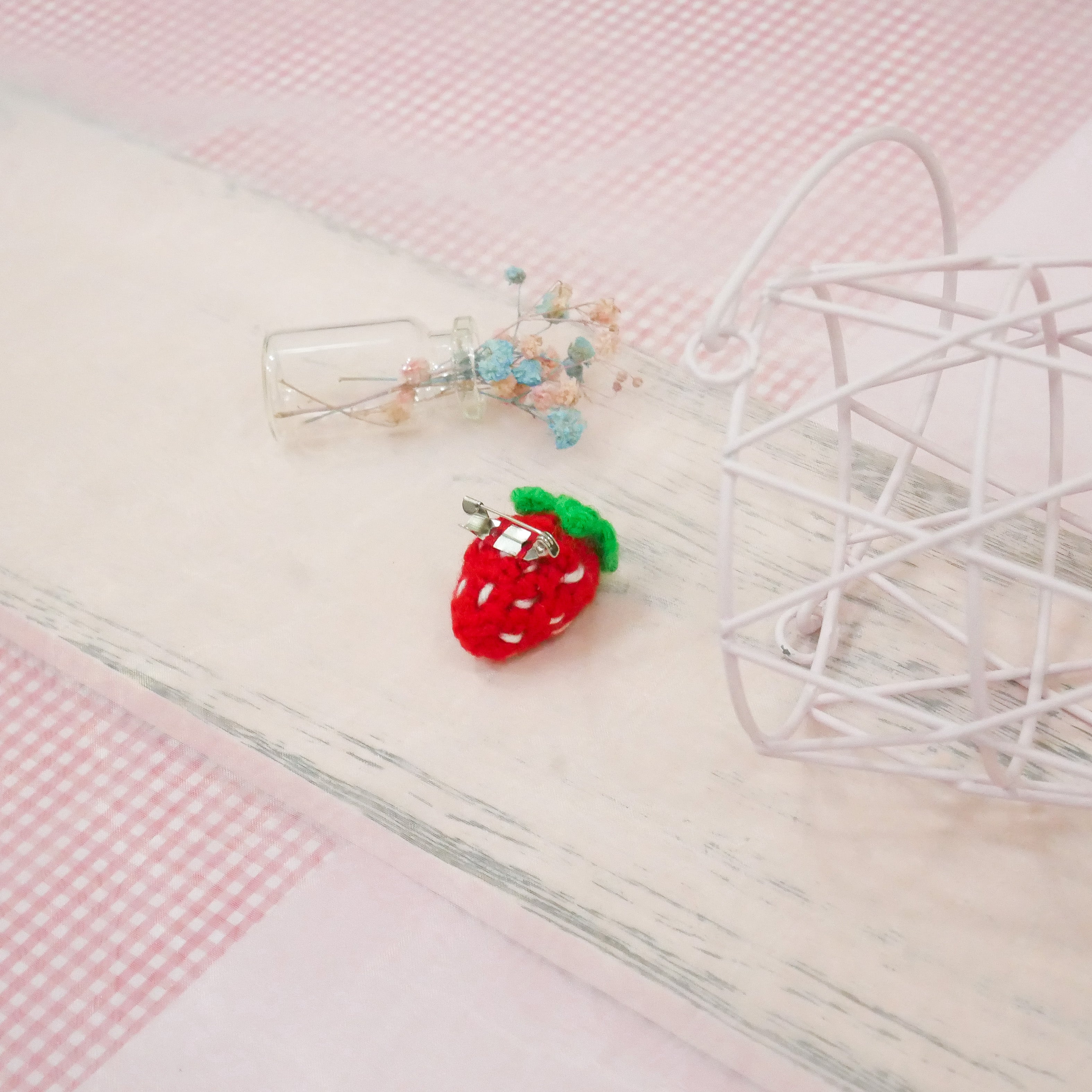 Strawberry Brooch