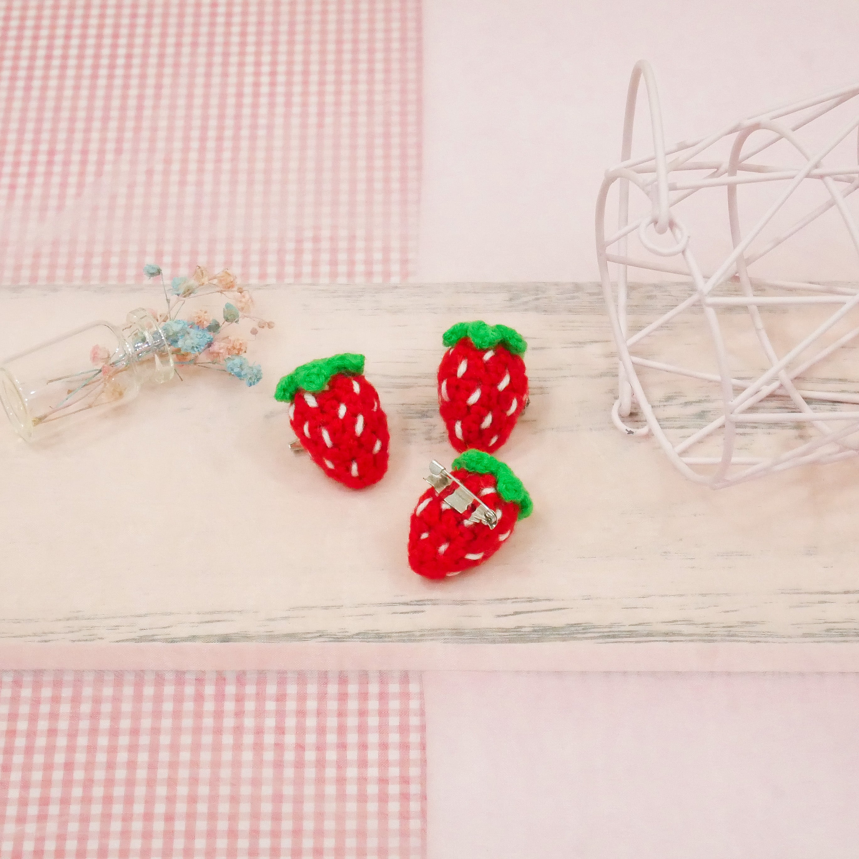 Strawberry Brooch