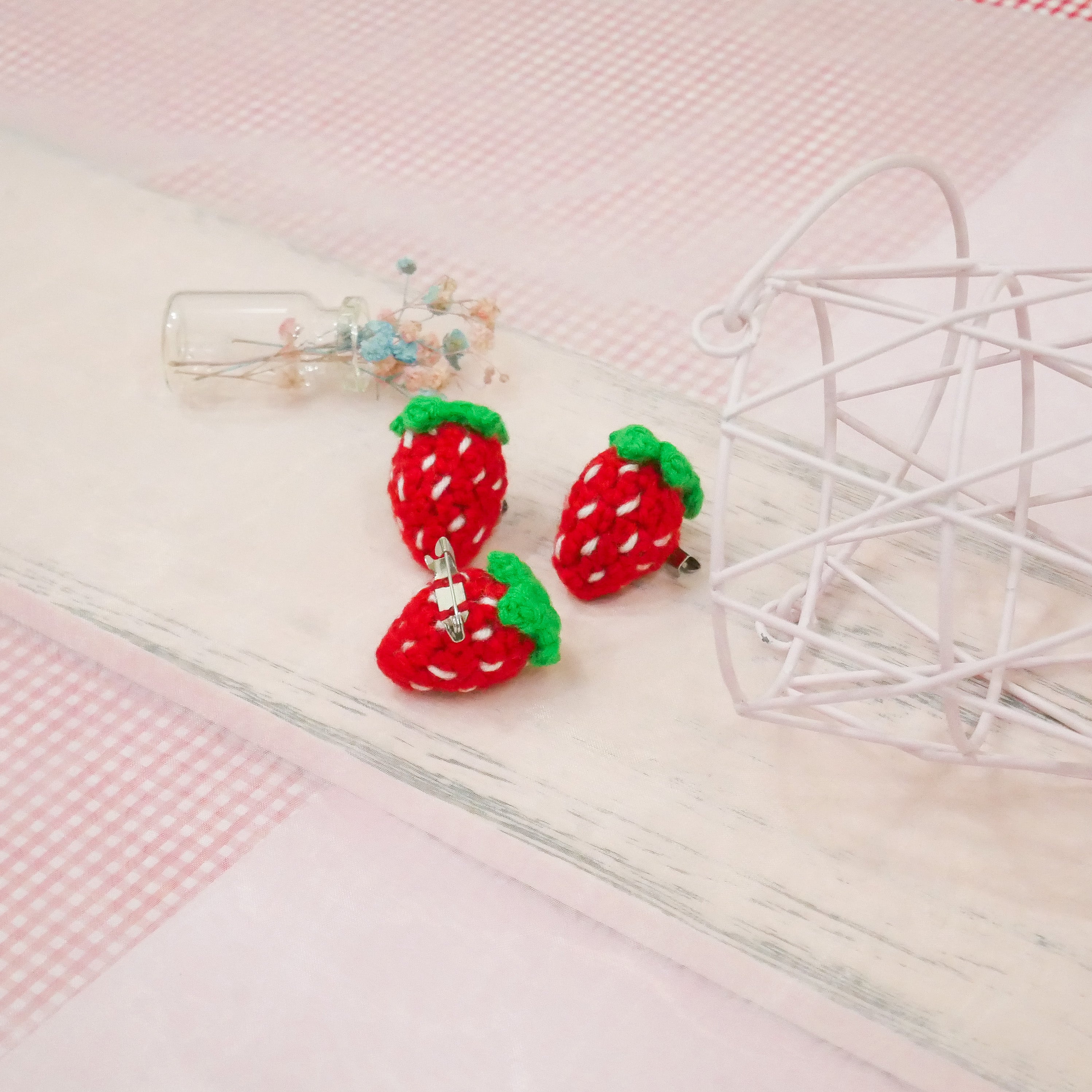 Strawberry Brooch