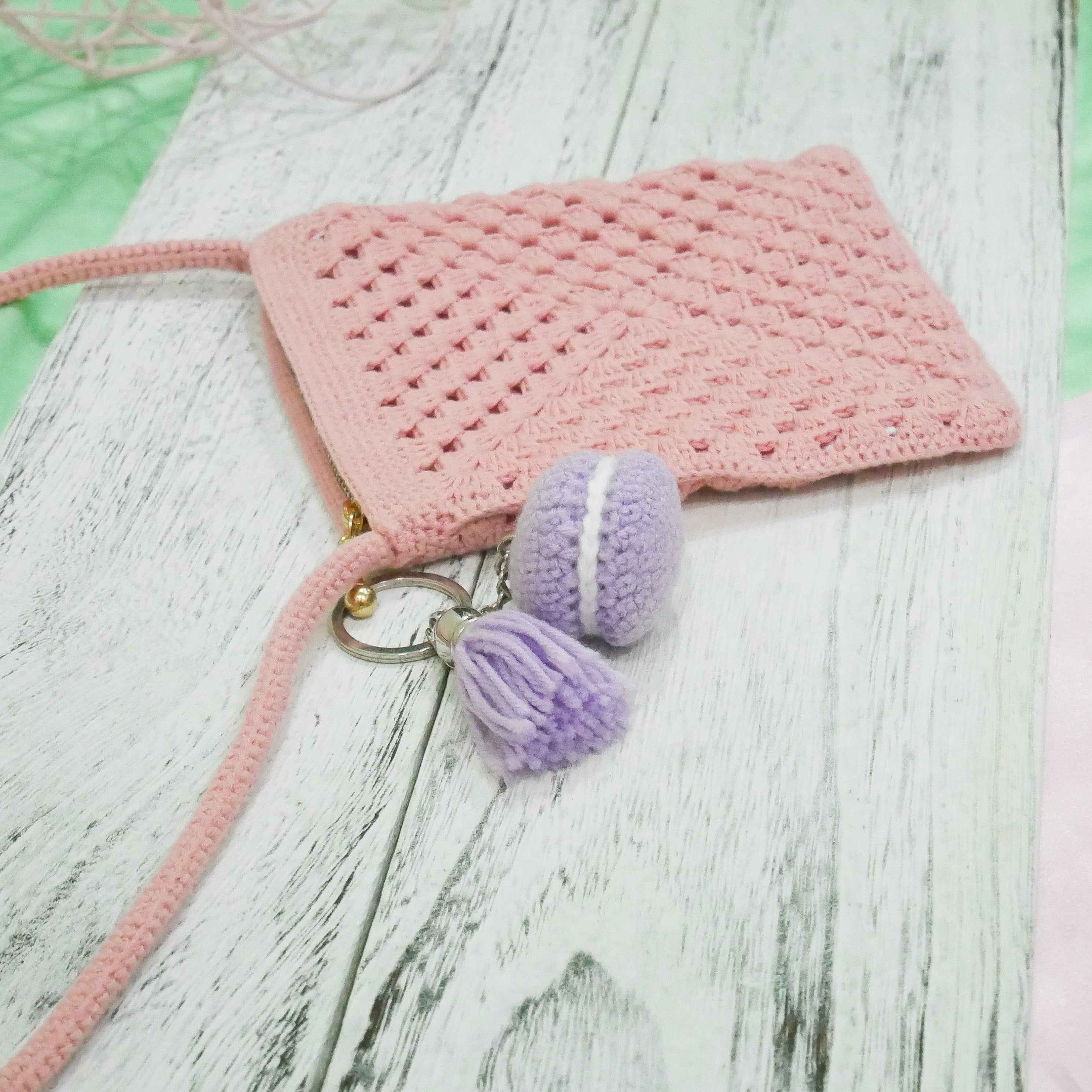 Purple Macaron Charm