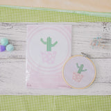 Cererus Cactus (Pink) - Cross Stitch Kit