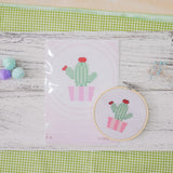 Echinocereus Cactus - Cross Stitch Kit