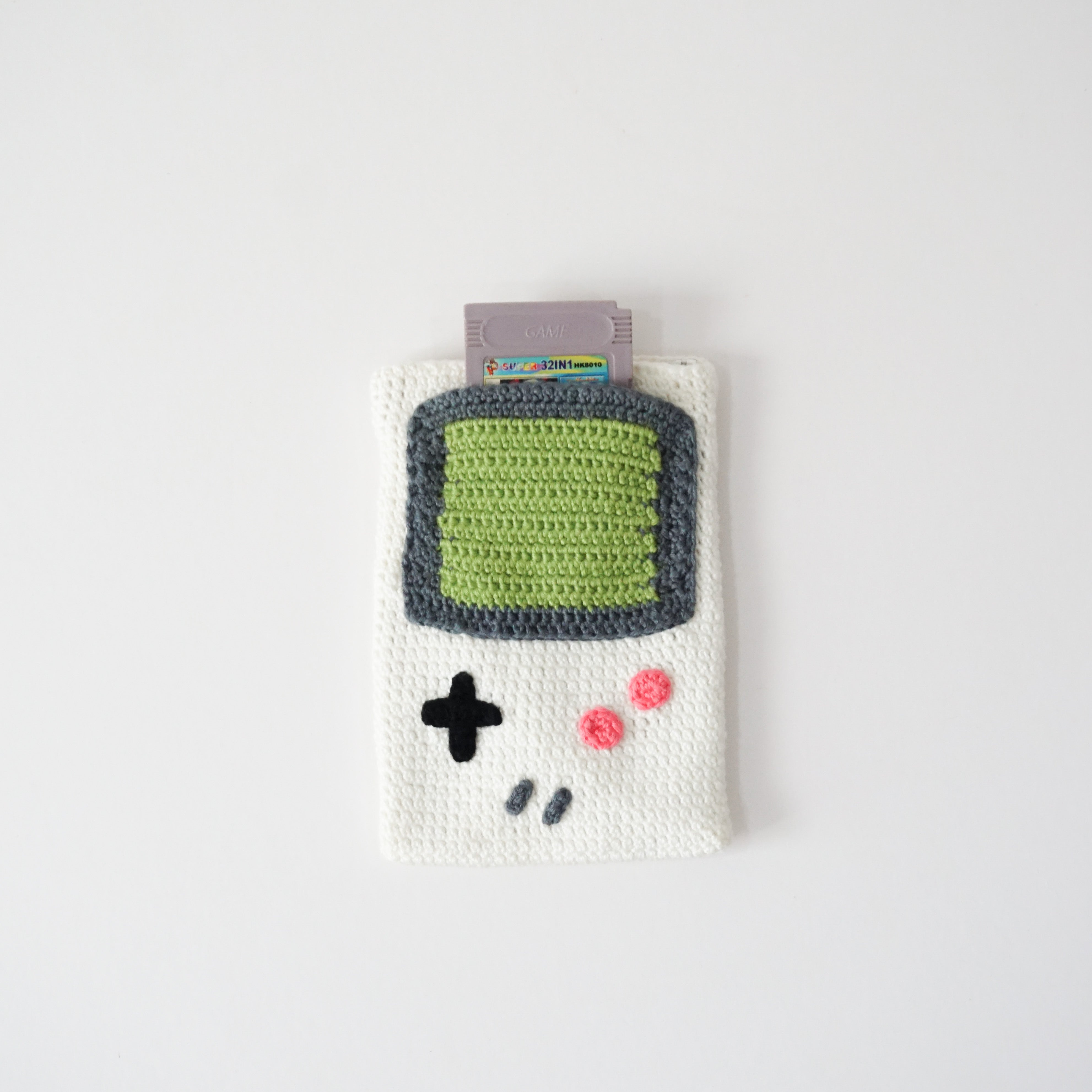 GameBoy Inspired Pouch - White