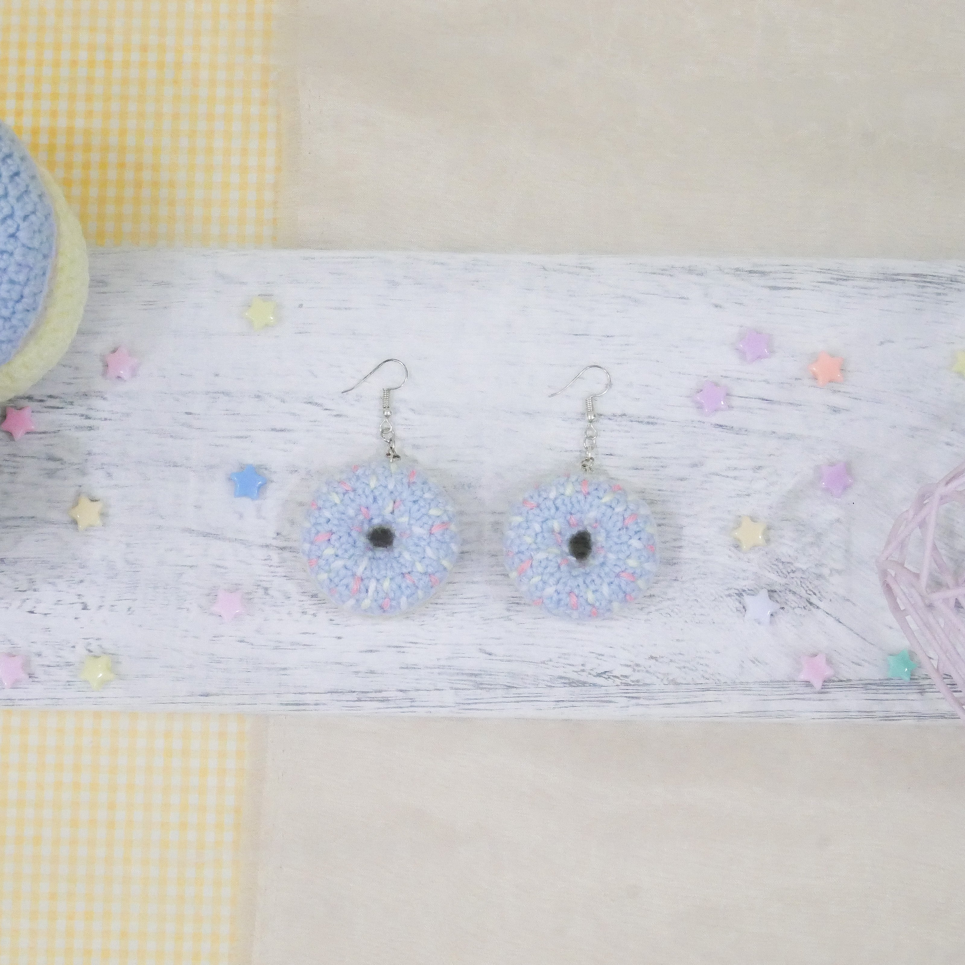 Blueberry Donut Earring