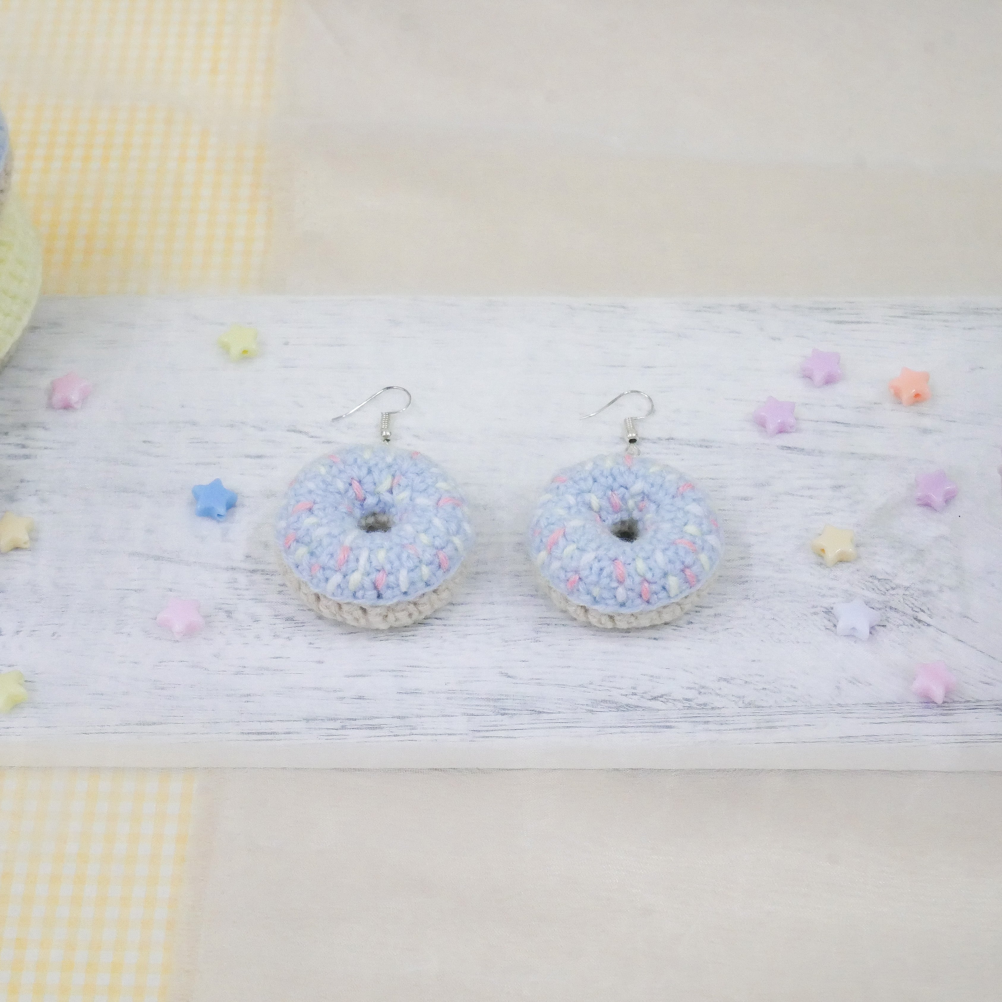 Blueberry Donut Earring