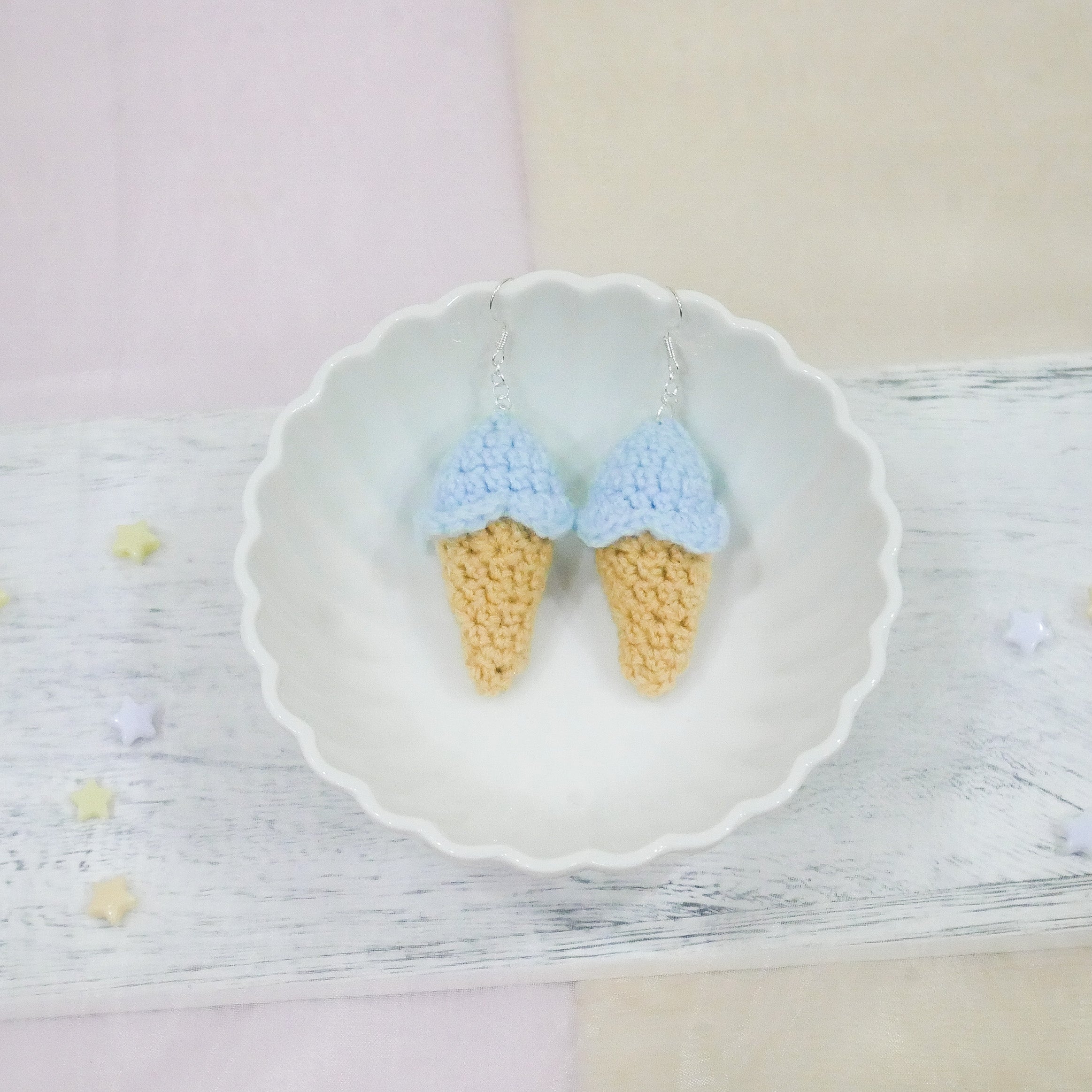 Blueberry Ice-cream Earring