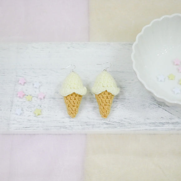 Vanilla Ice-cream Earring