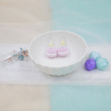 Jeweled Macaron Earring - Lilac