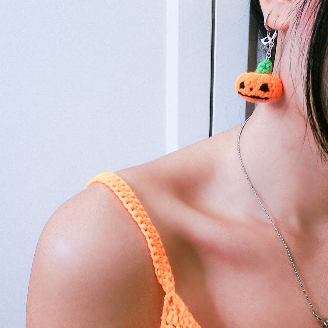 Pumpkin Earring