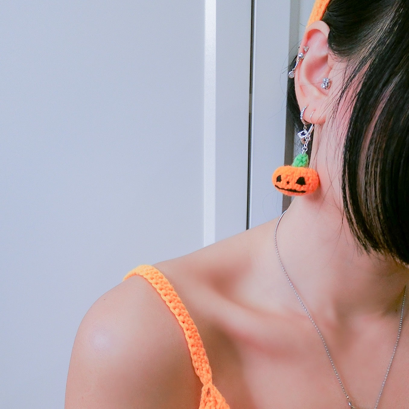 Pumpkin Earring