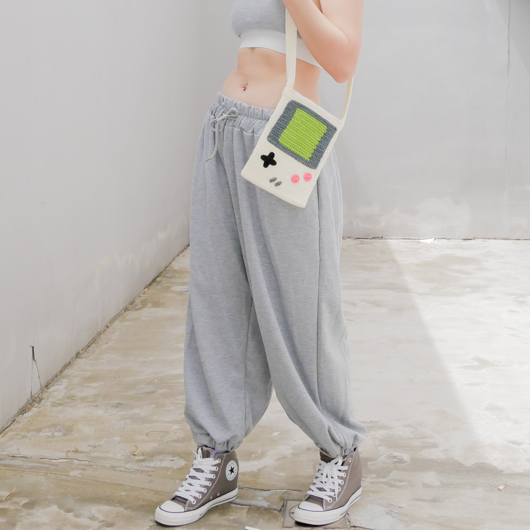 GameBoy Inspired Bag - White