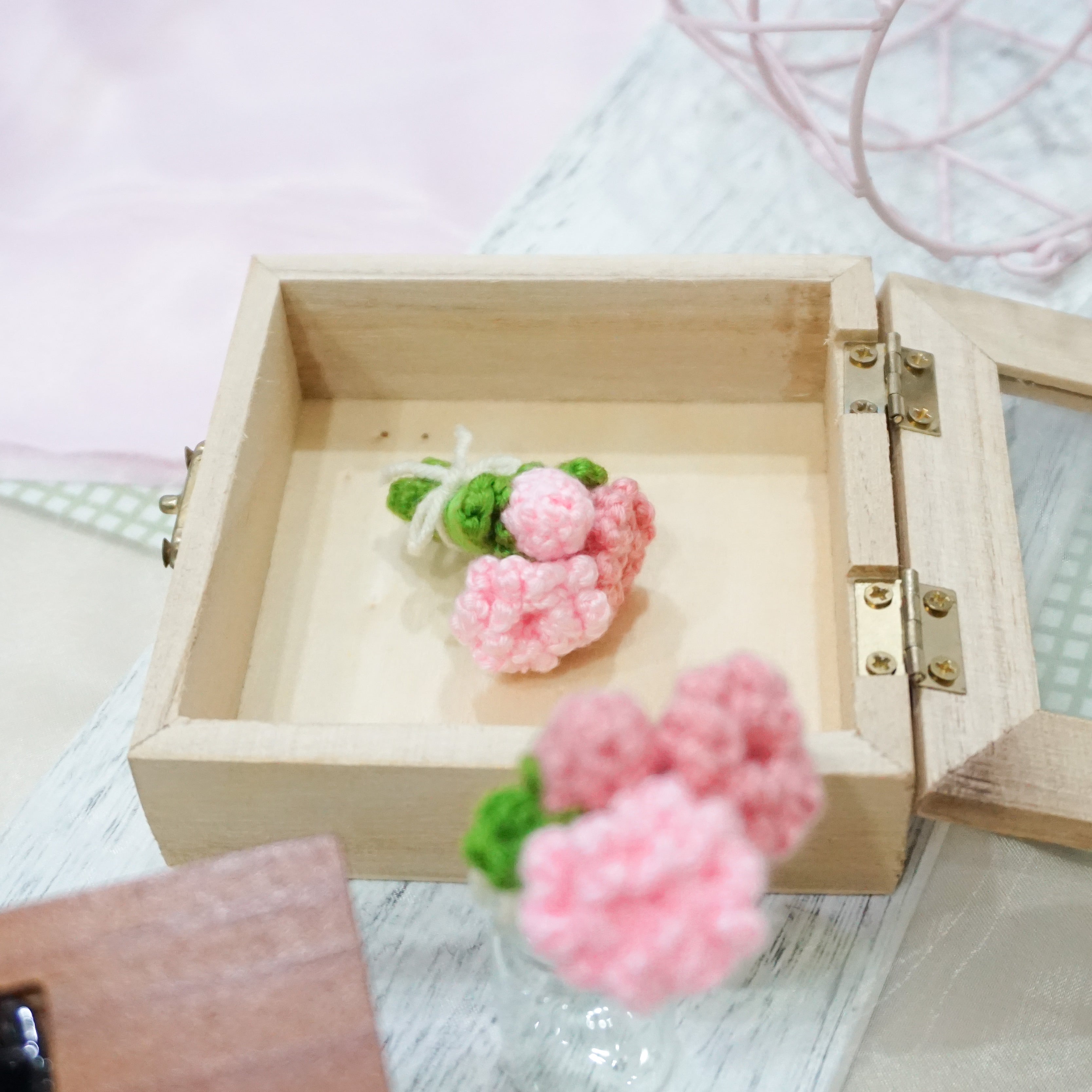 Carnations Bouquet Brooch